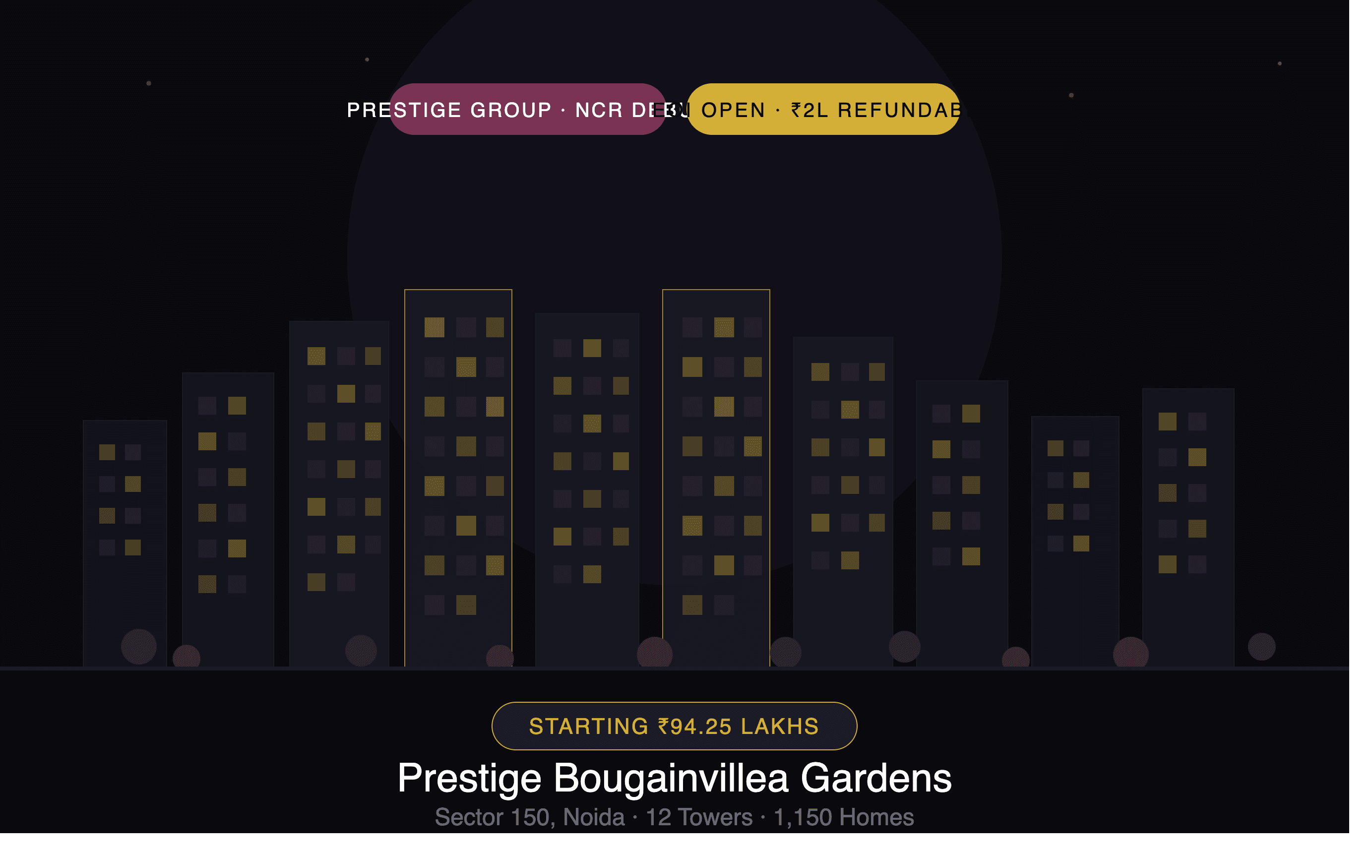 Prestige Bougainvillea Gardens Sector 150 Noida
